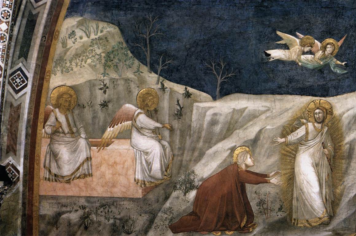 Giotto Noli me tangere Assisi Basilica inferiore